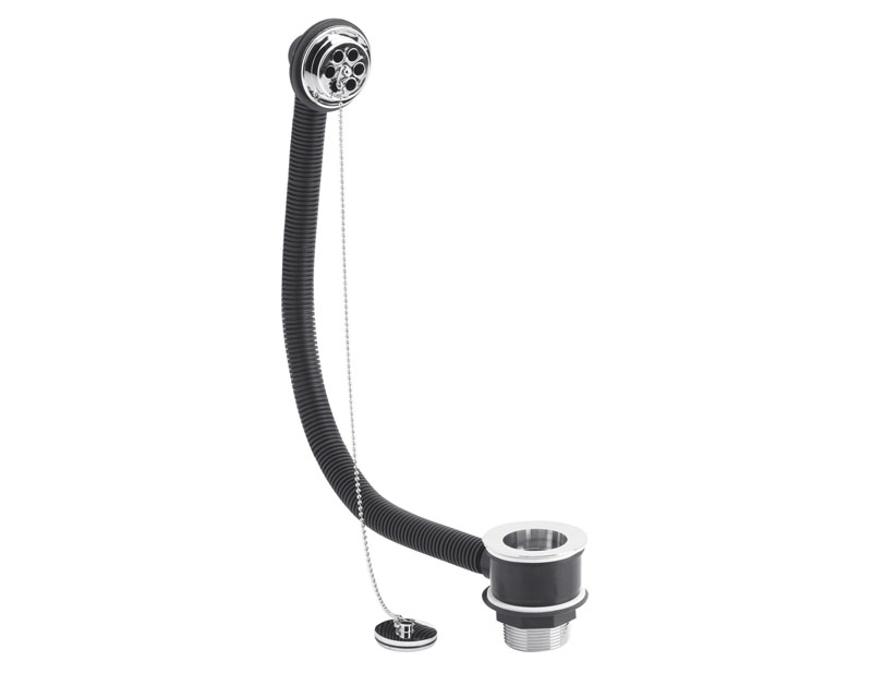 Standard Bath Waste With Brass Plug And Ball Chain